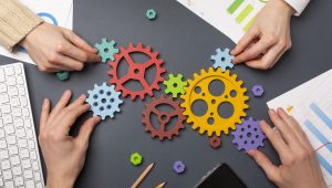 still-life-business-roles-with-various-mechanism-pieces